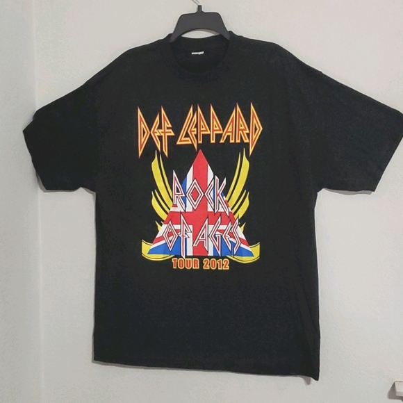 Alstyle Other - Def Leppard Rock of Ages Tour 2012 concert graphic tee Poison Lita Ford XL